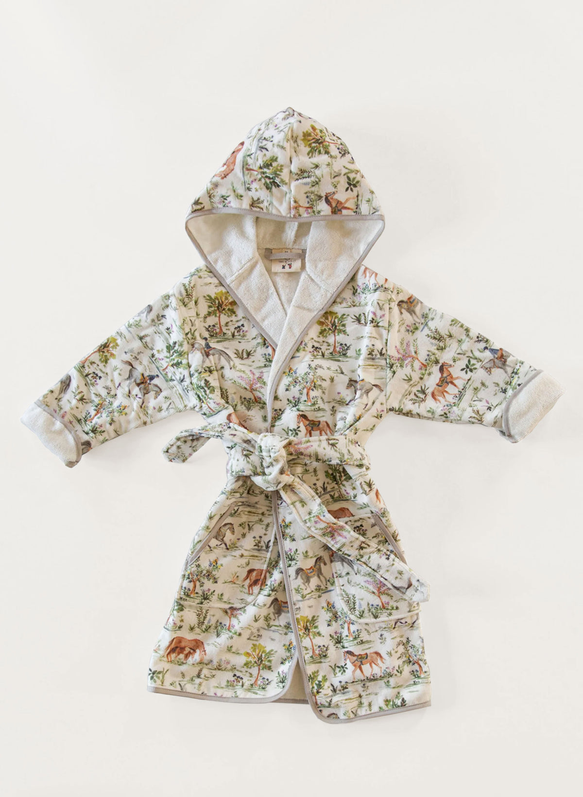 Children's organic cotton bathrobe, Hunter Pace
