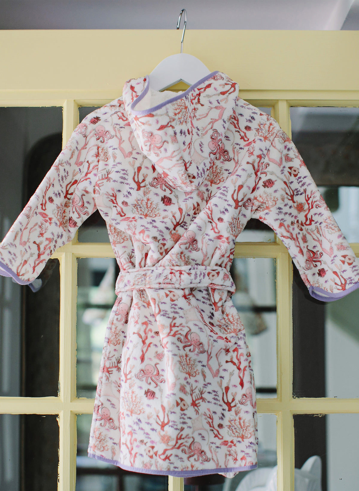 Children's organic cotton bathrobe by Timo & Violet