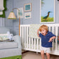 Happy Monkey Crib Sheet