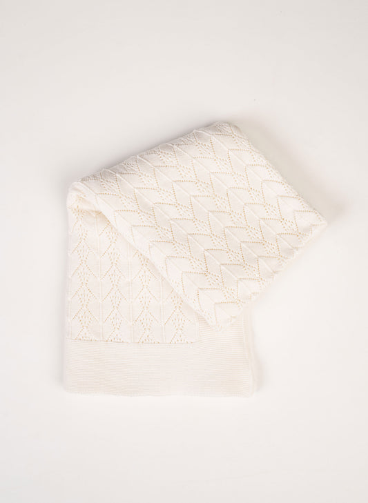 The Wonder Baby Blanket - Ivory Lace