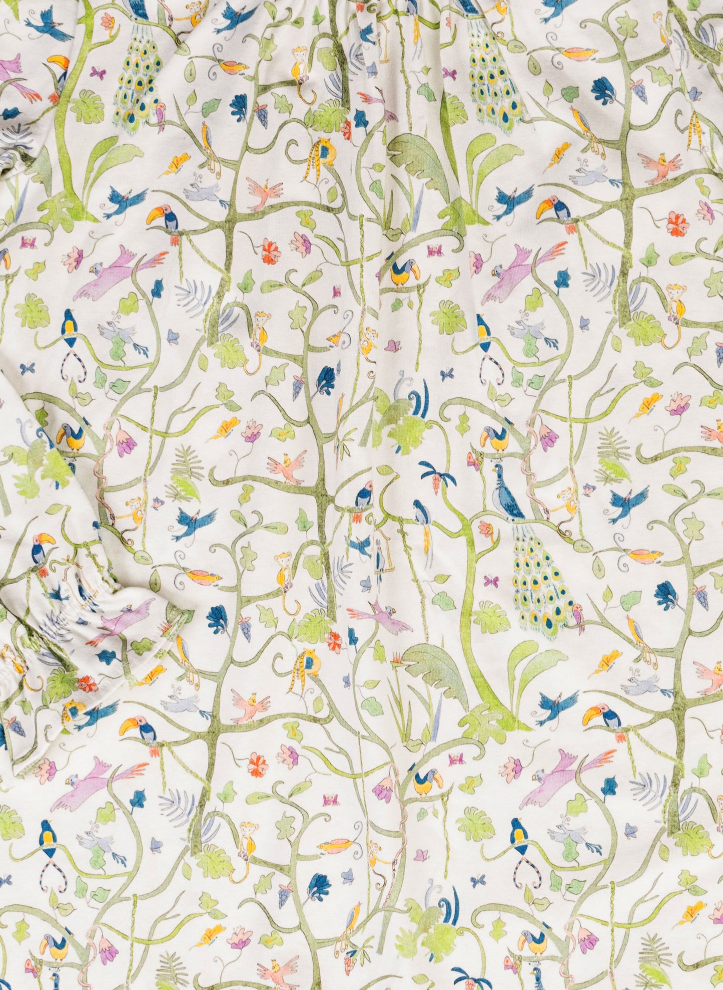 The Sunday Morning Loungewear Dress - Tropical Garden