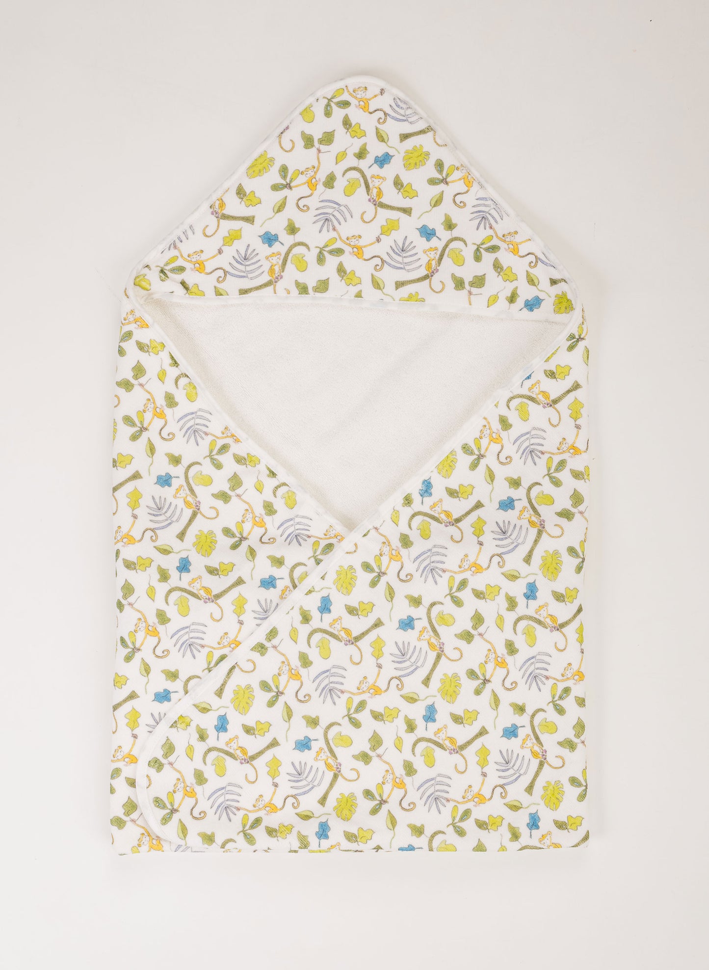 Happy Monkey Hooded Bath Towel