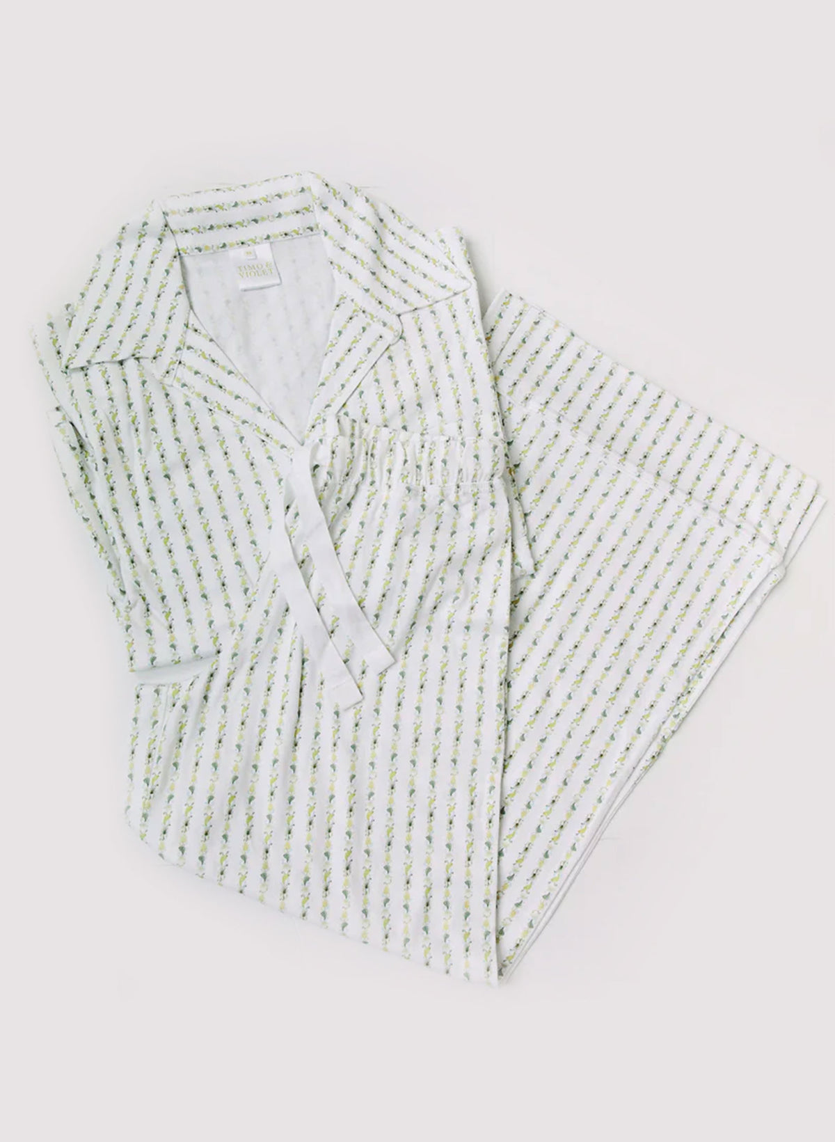 Textured robe with a subtle pattern on a light gray background