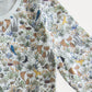 Children's Two Piece Organic Pajamas - Foxy Forest