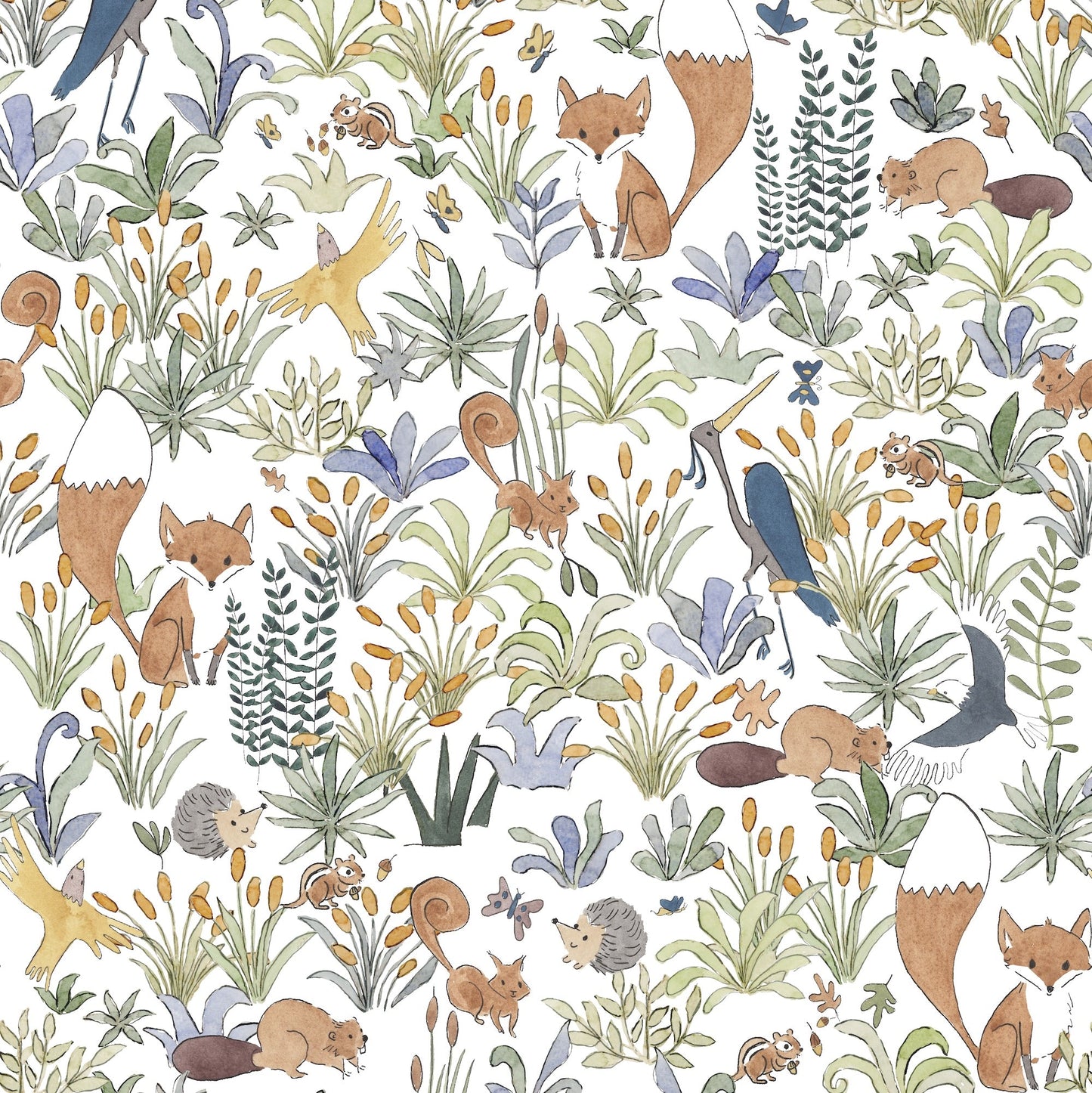 Foxy Forest Wallpaper