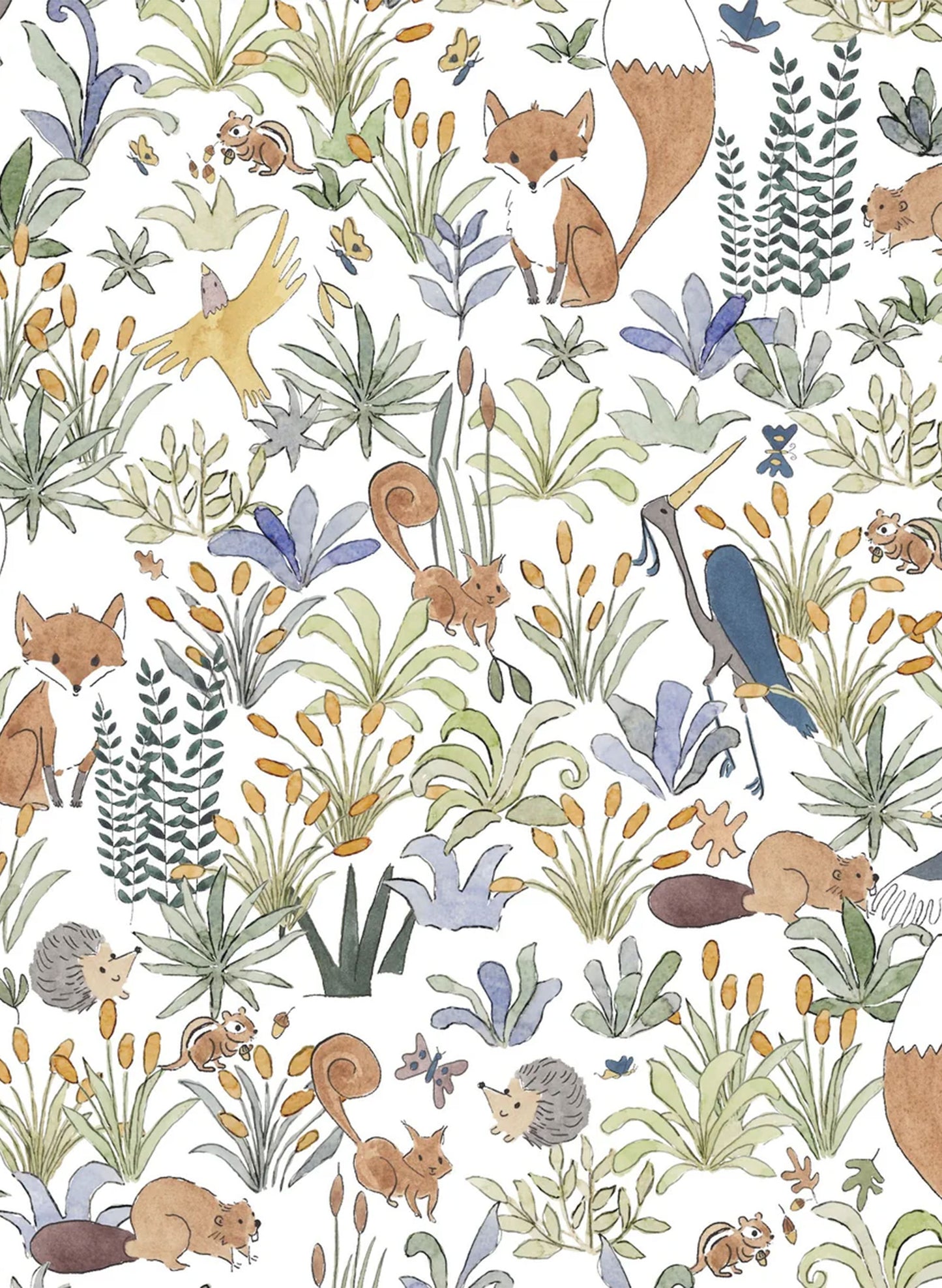 Foxy Forest Wallpaper