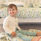 Happy Monkey Crib Sheet