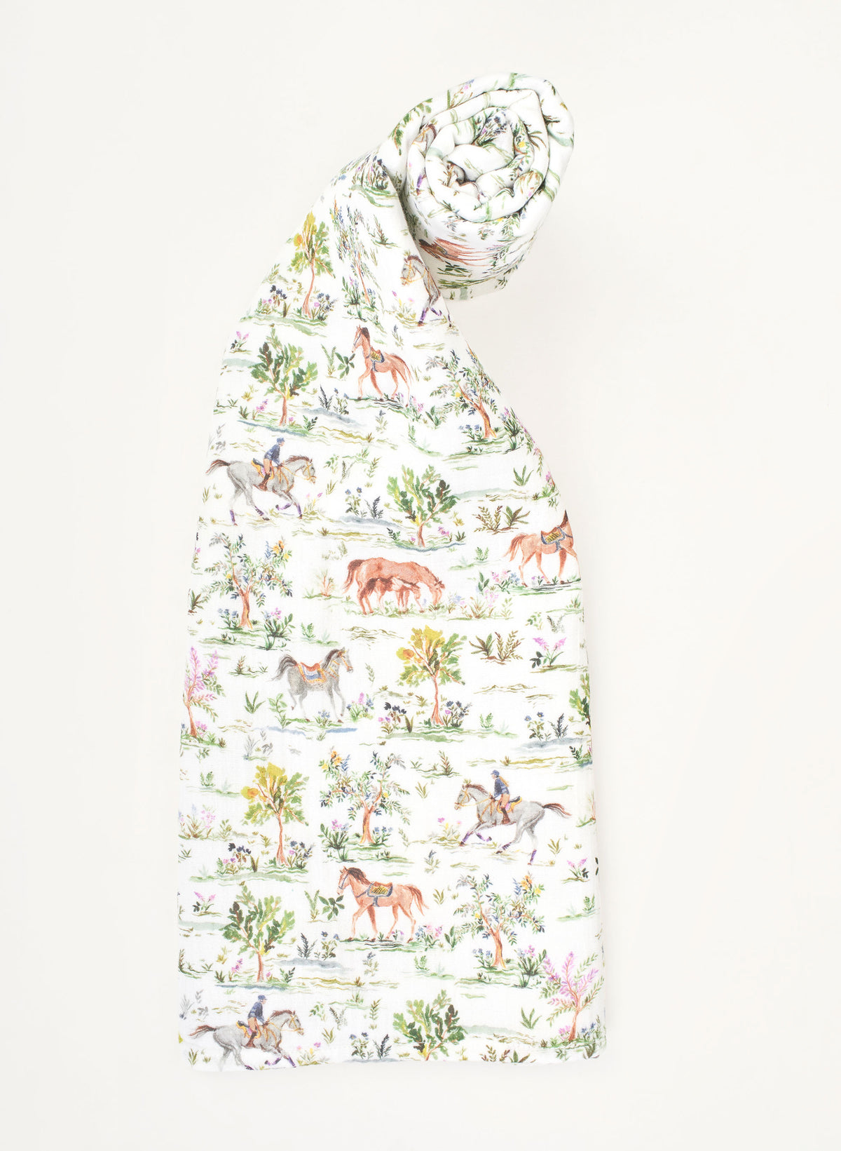 Organic cotton muslin shawl blanket, Hunter Pace