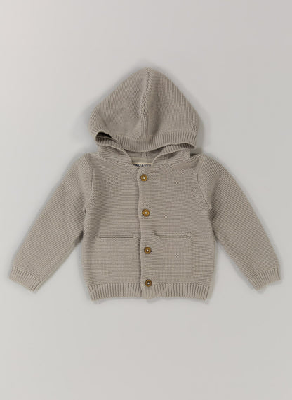 The William Hooded Cardigan