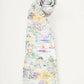 Organic cotton muslin shawl blanket, Limoncello