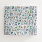 Organic cotton muslin shawl blanket by Timo & Violet