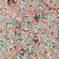 Organic cotton muslin shawl blanket, Peach Blossom