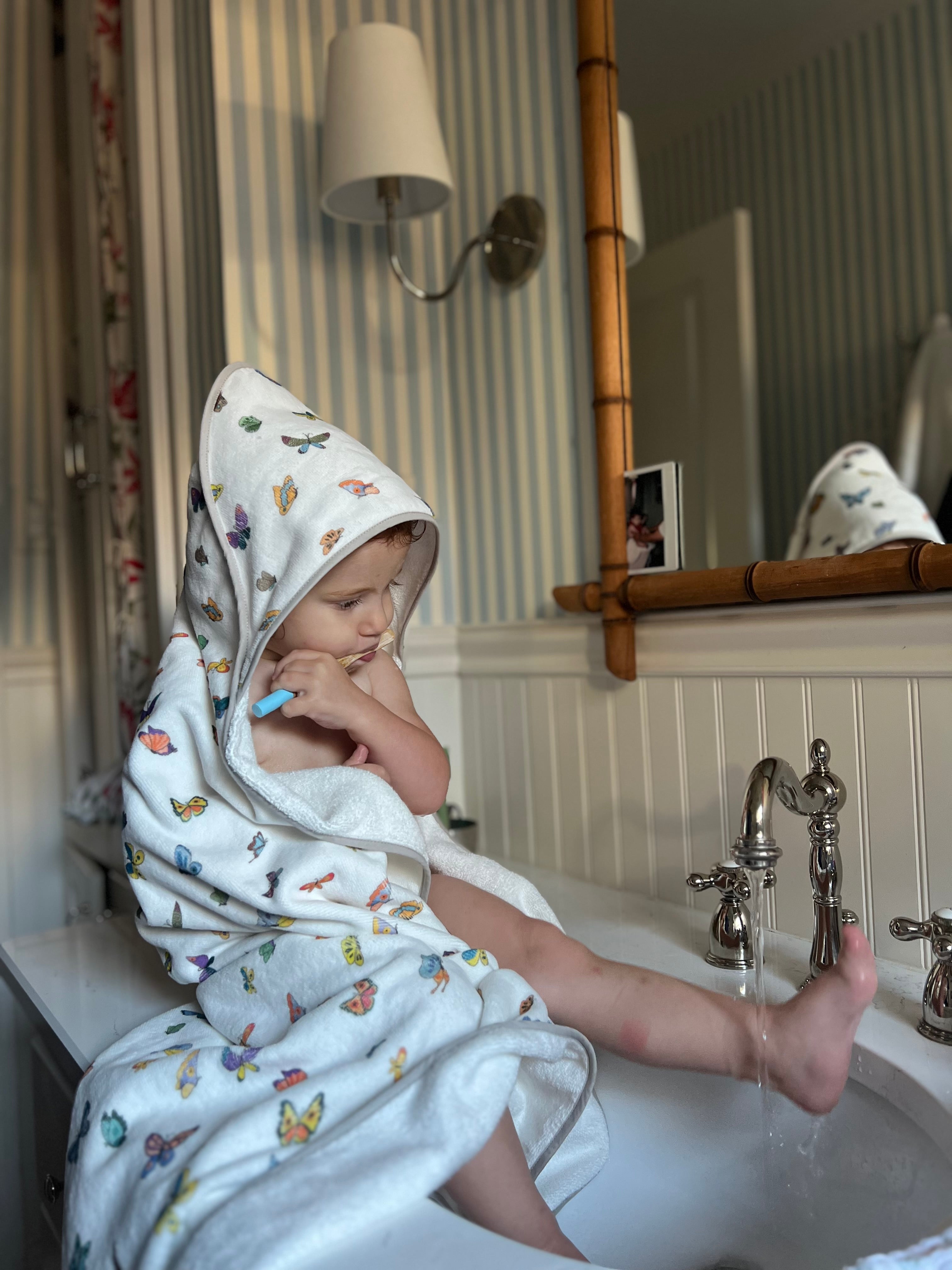 Organic Baby Hooded Bath Towel
