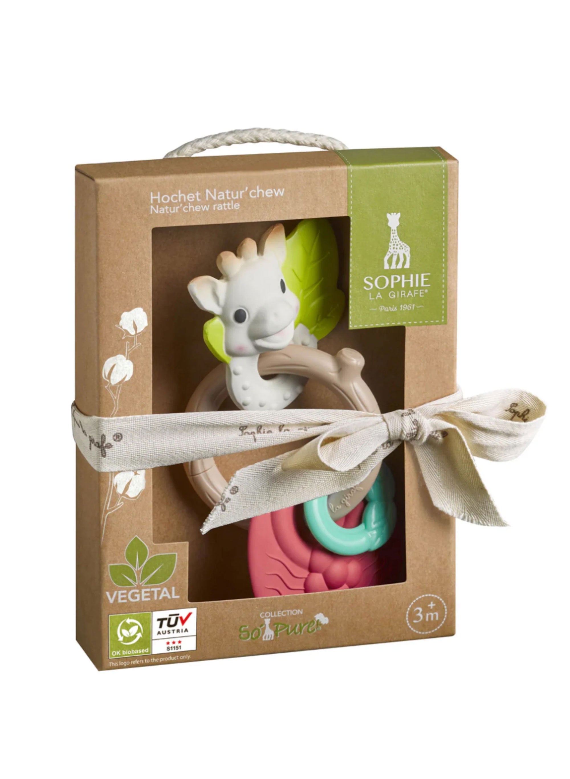 Sophie la Giraffe - So'Pure Sophie Nature Chew Rattle