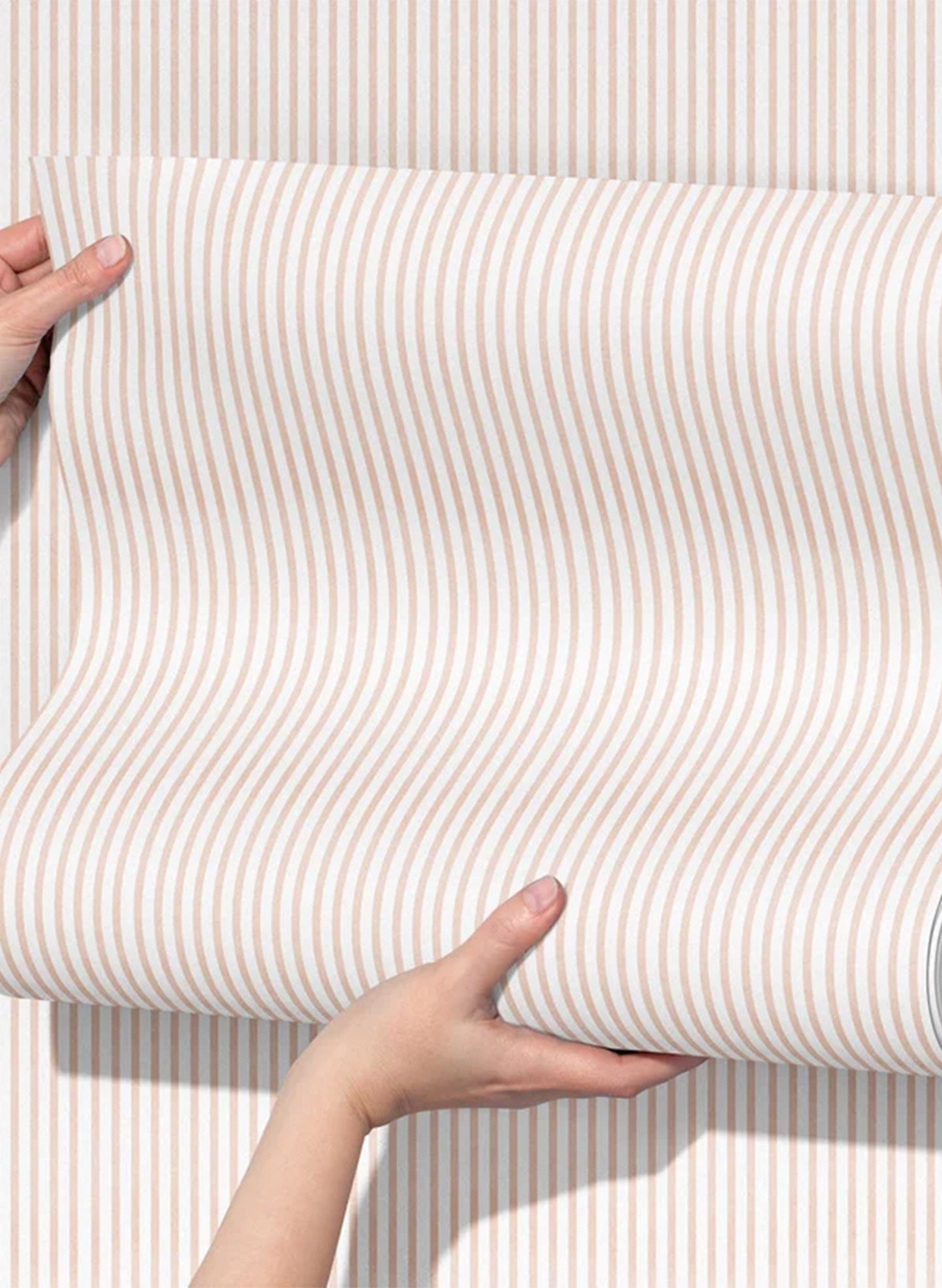 Stripes in Pink + White