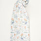 Organic cotton muslin shawl blanket, Sweet Savanna