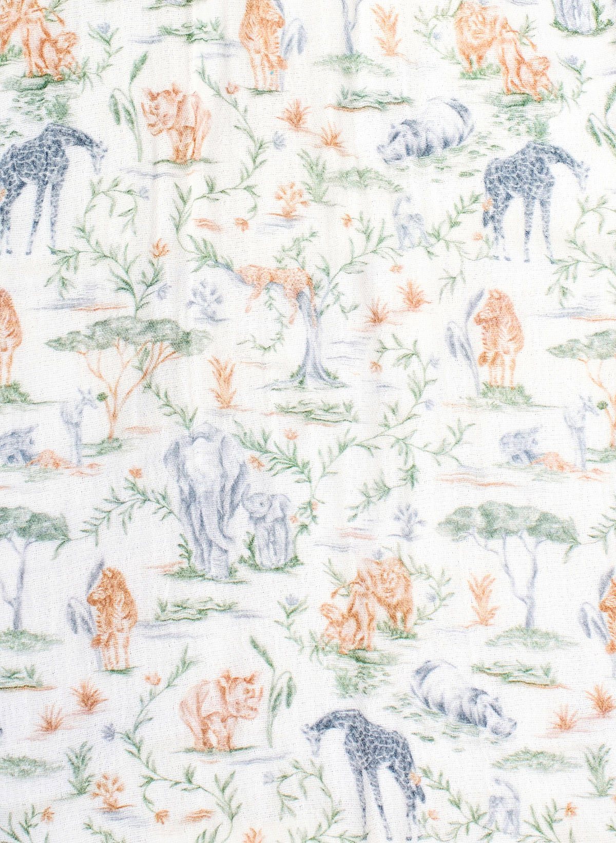 Organic cotton muslin shawl blanket by Timo & Violet