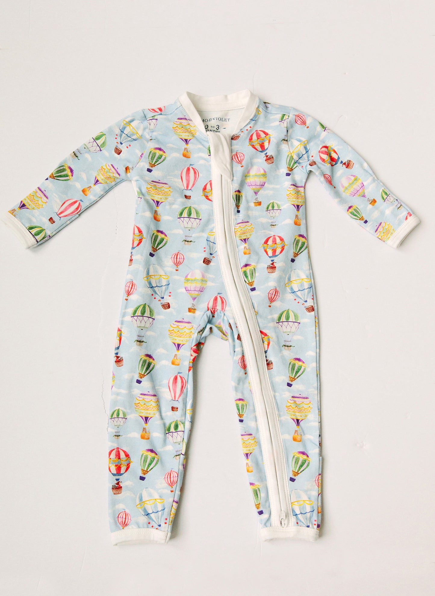 Zippered One-Piece - Up, Up & Away