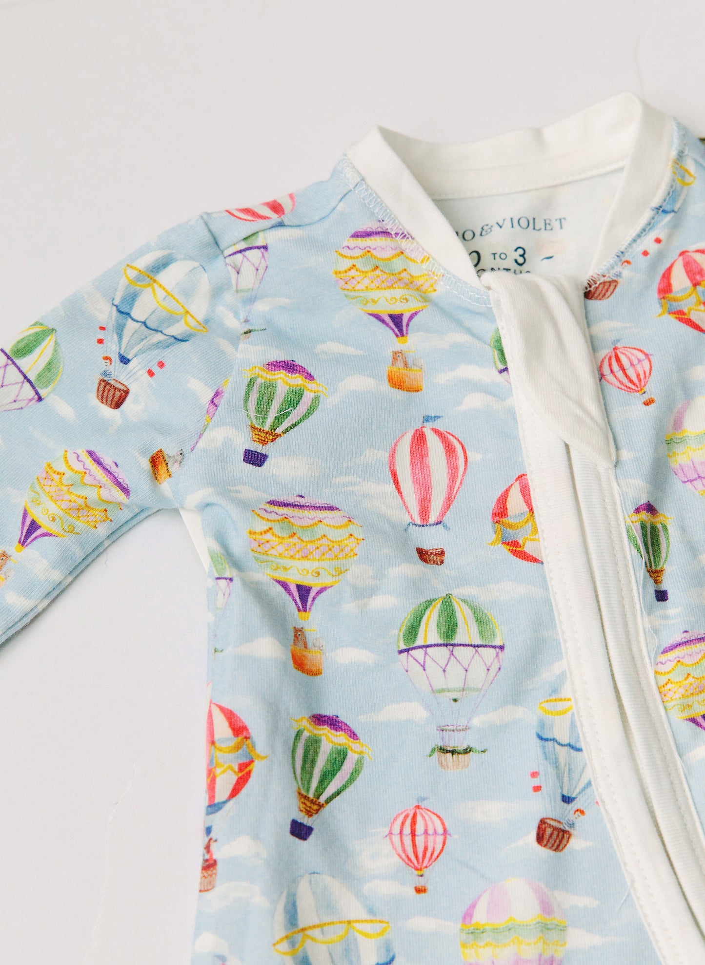 Zippered One-Piece - Up, Up & Away