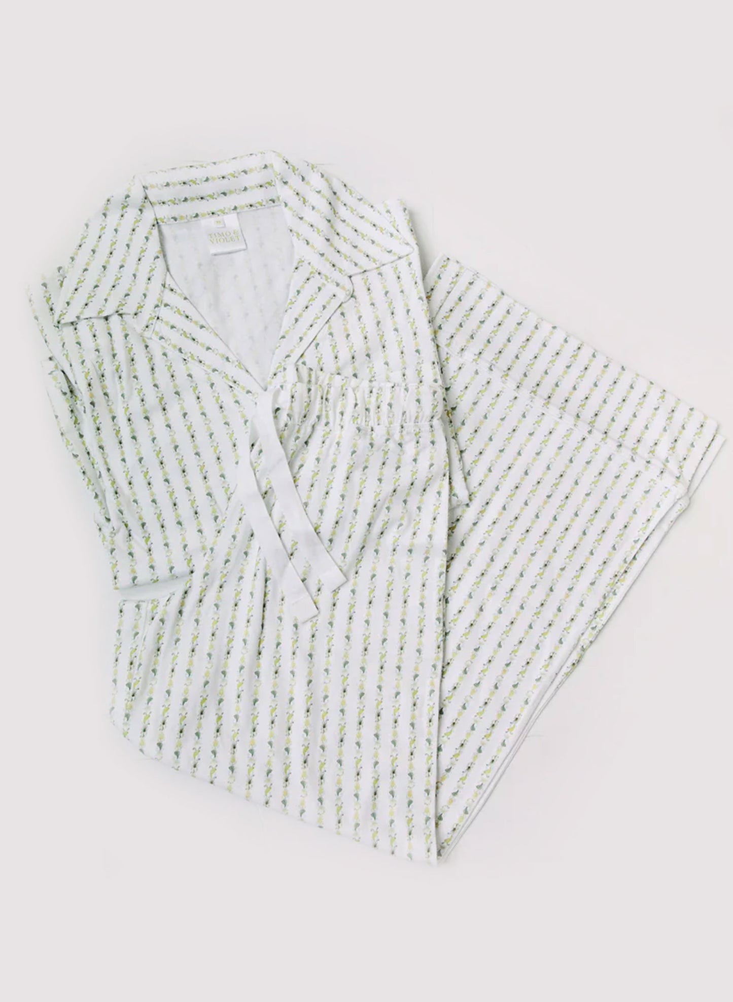 Women's Parker Pajama Set - Fern Stripe