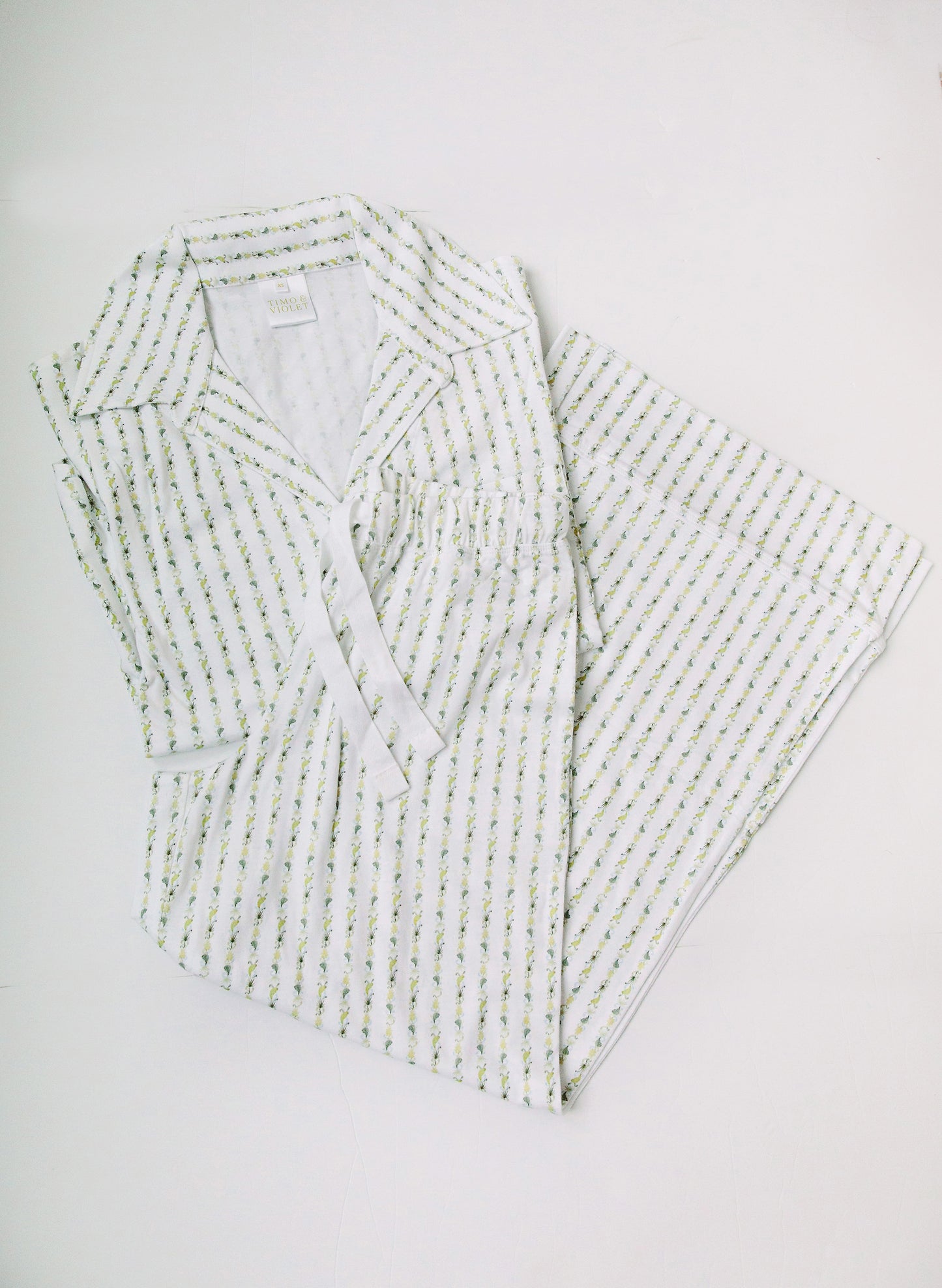 Women's Parker Pajama Set - Fern Stripe