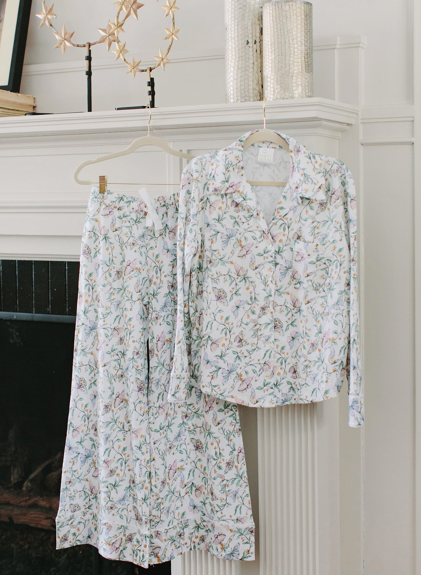 Women's Parker Pajama Set - Botanical Whisper