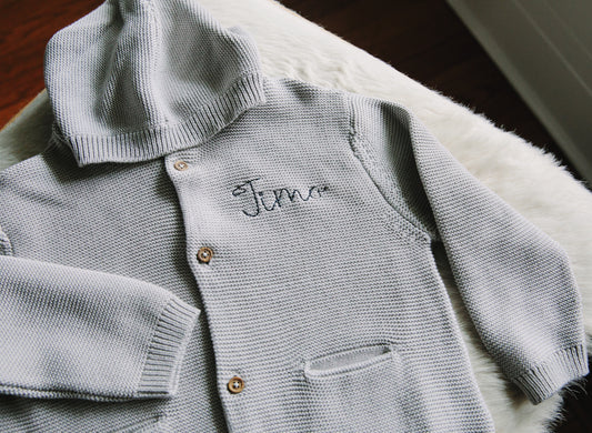 The William Hooded Knit Cardigan