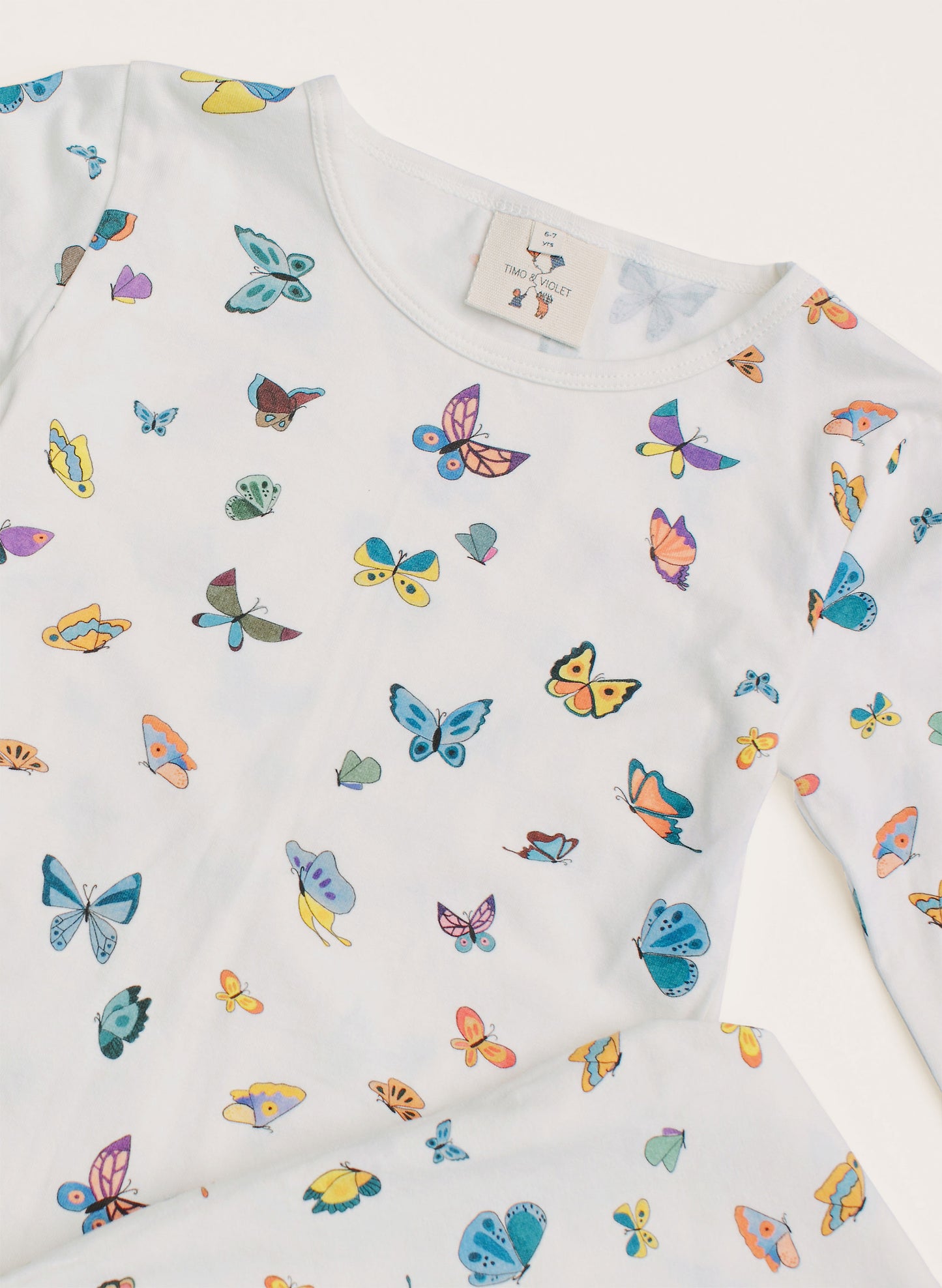The Two Piece Pajamas - Madame Butterfly