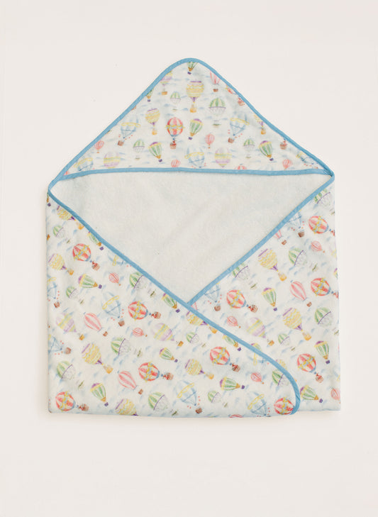 Up Up & Away Hooded Bath Towel