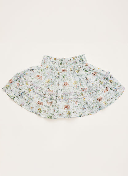 Girl's Organic Cotton Sadie Ruffle Skirt