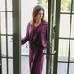 Women's Parker Pajama Set - Aubergine / Olive