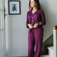 Women's Parker Pajama Set - Aubergine / Olive