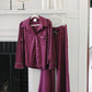 Women's Parker Pajama Set - Aubergine / Olive