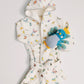 Organic Children’s Bathrobe – Madame Butterfly and Violet the Peacock - Knit Doll