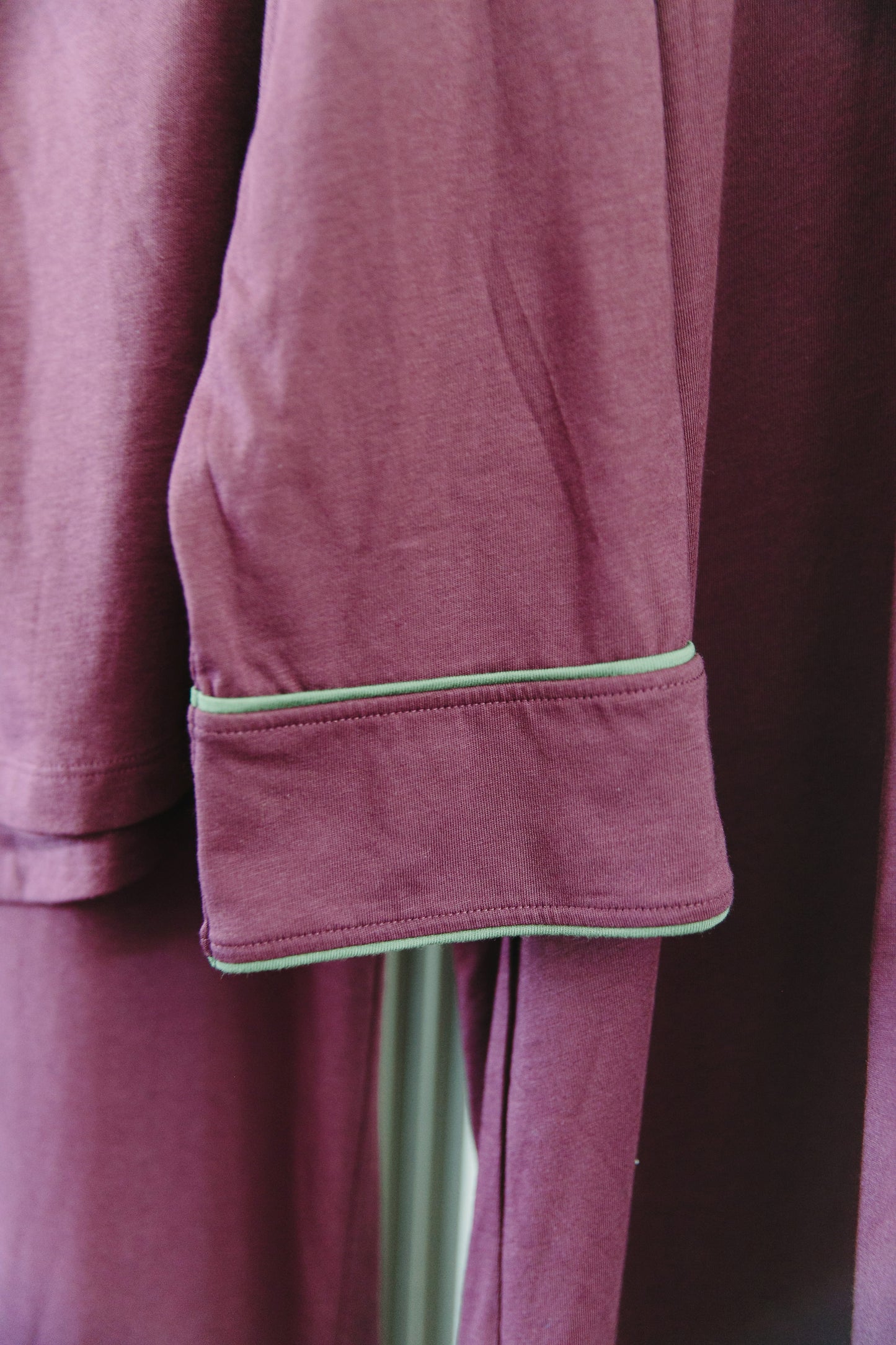 Women's Parker Pajama Set - Aubergine / Olive
