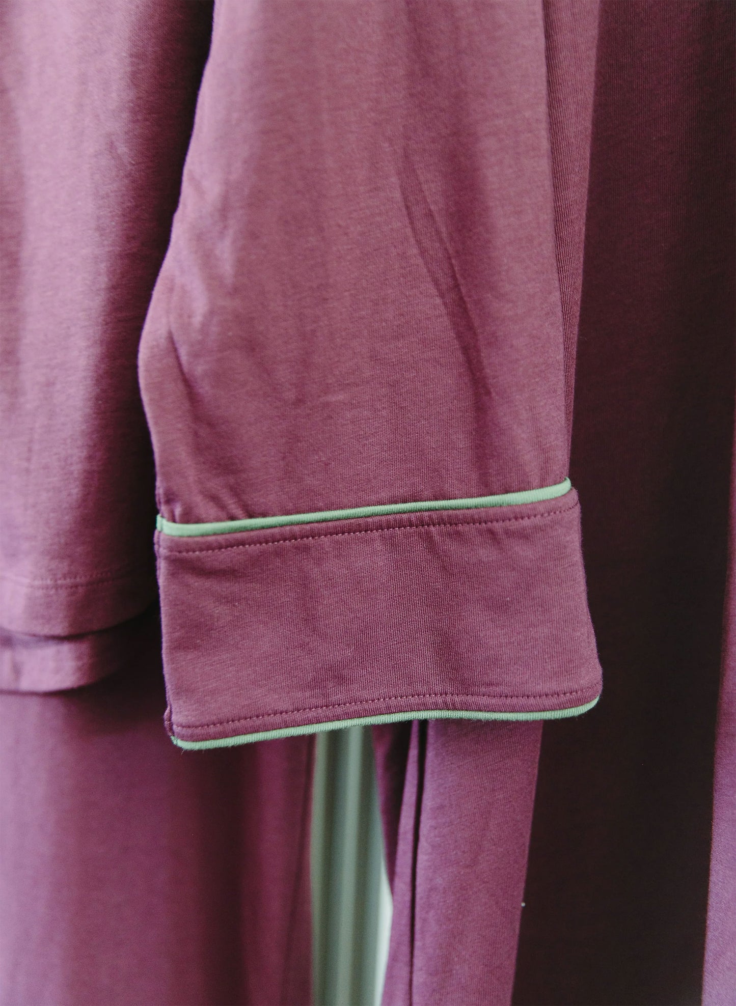 Women's Parker Pajama Set - Aubergine / Olive