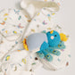Organic Children’s Bathrobe – Madame Butterfly and Violet the Peacock - Knit Doll