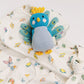 Organic Children’s Bathrobe – Madame Butterfly and Violet the Peacock - Knit Doll