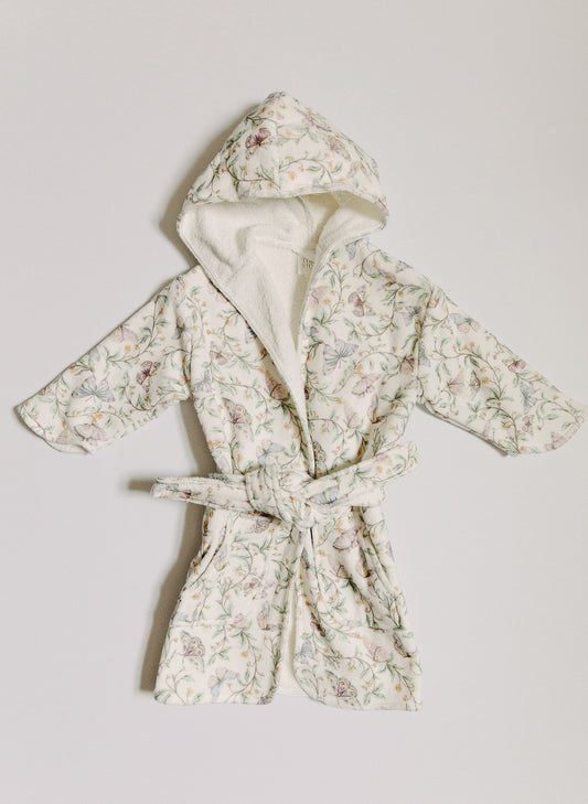 Organic Children’s Bathrobe – Botanical Whisper