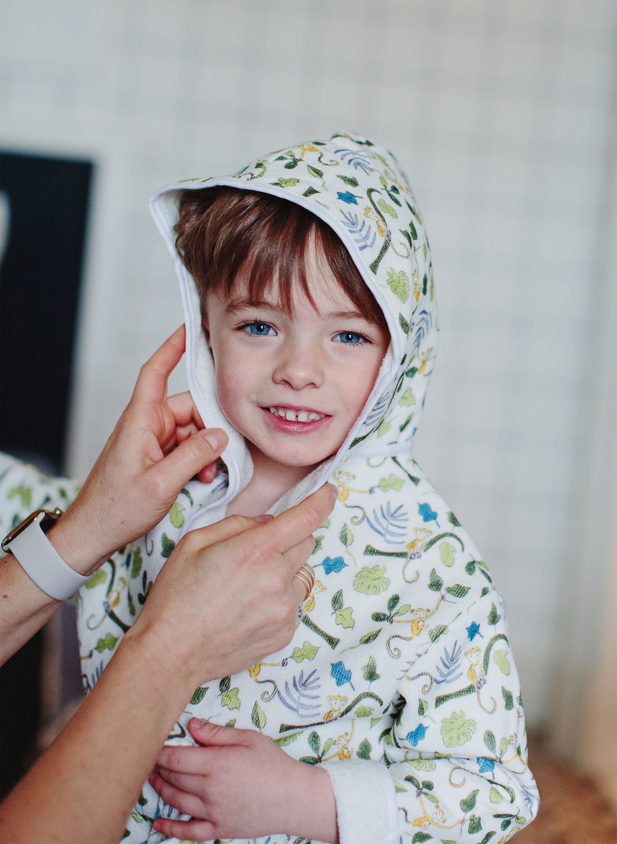 Greenwich Bathrobe - Happy Monkey
