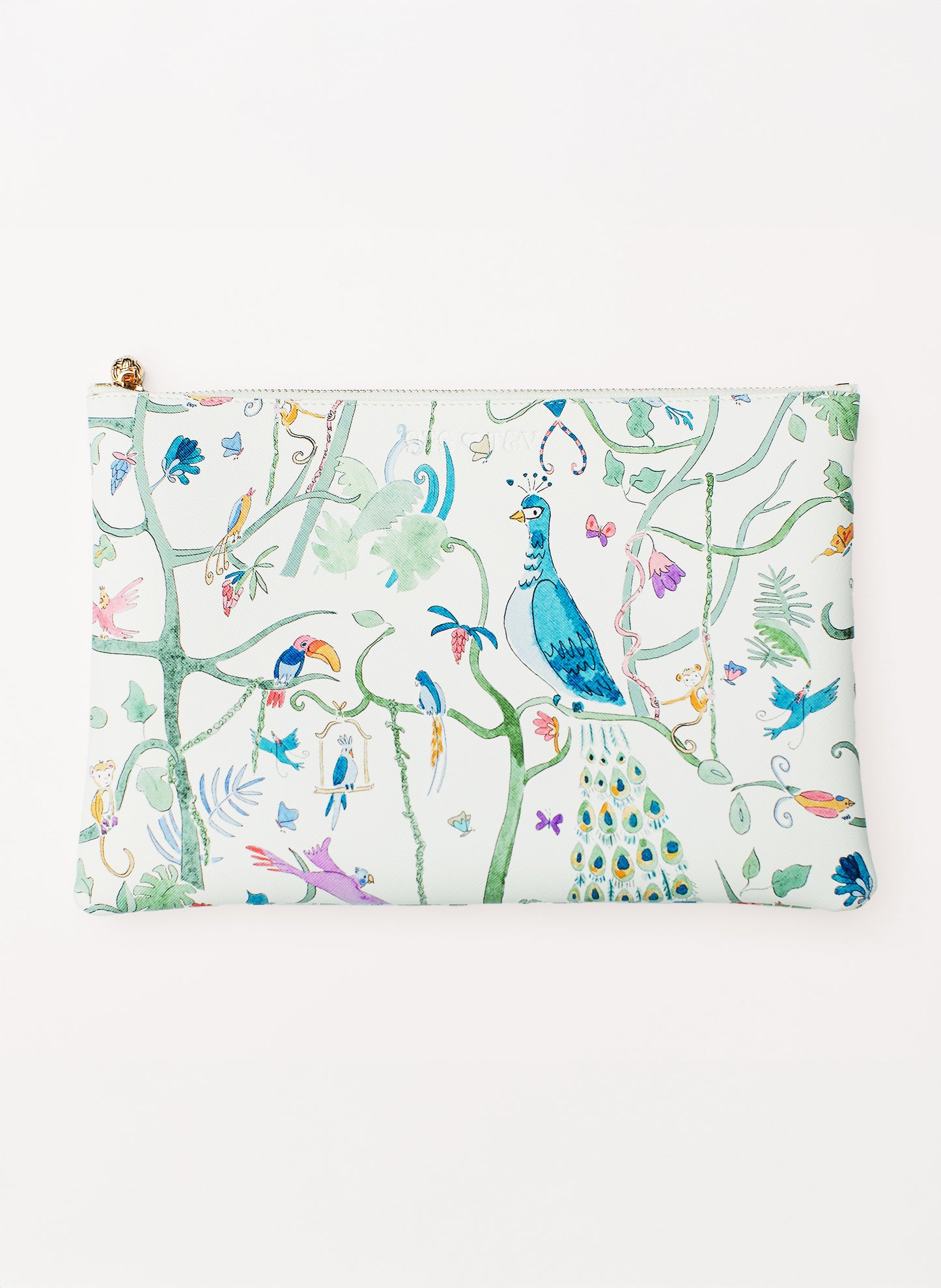 Tropical Chinoiserie Clutch Bag