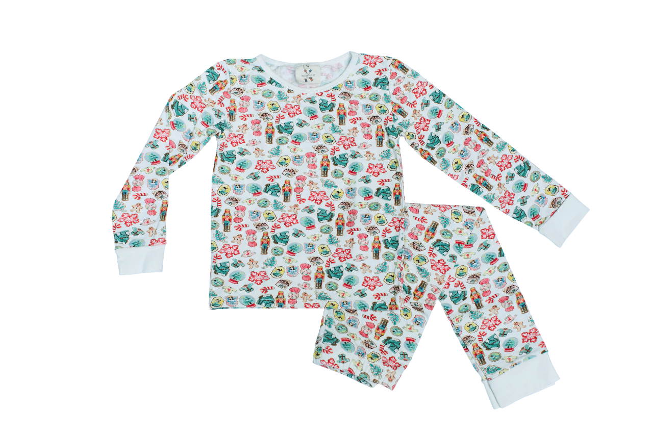 The Two Piece Pajamas - Santa's Cookies