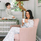 Women's Parker Pajama Set - Botanical Whisper