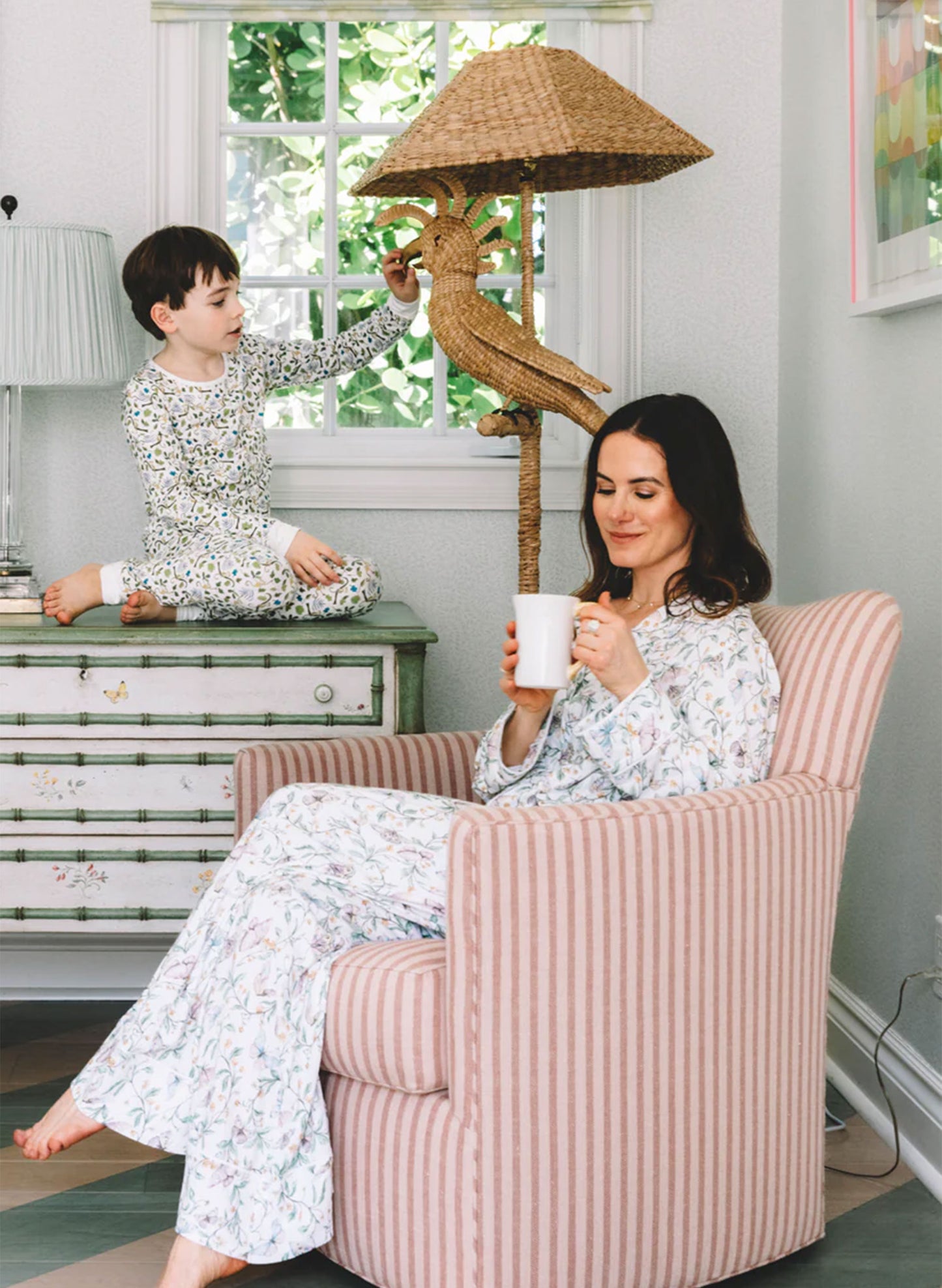 Women's Parker Pajama Set - Botanical Whisper
