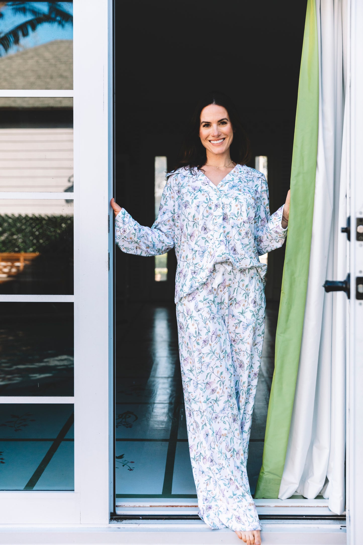 Women's Parker Pajama Set - Botanical Whisper