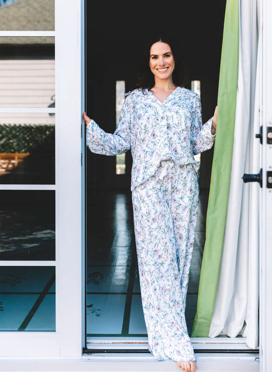 Women's Parker Pajama Set - Botanical Whisper