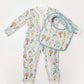Baby Zippered One-Piece - Up, Up & Away