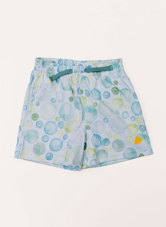 Duck Swim Short - Seafoam Bubbles