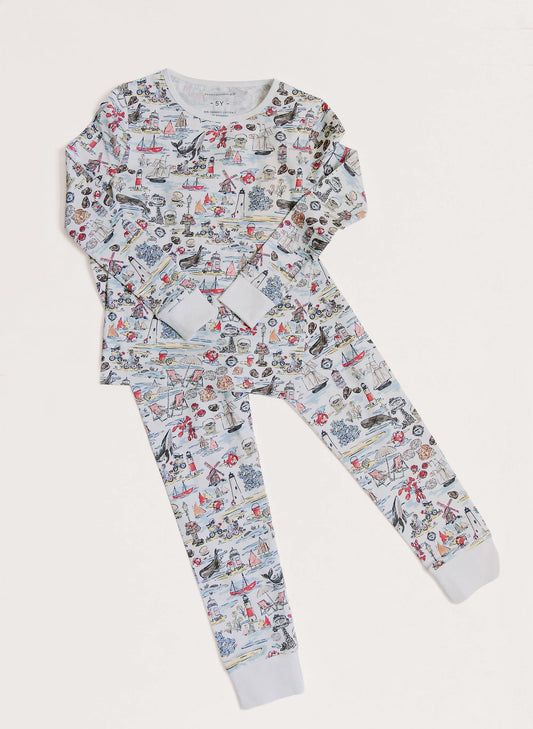 Children's Two Piece Organic Pajamas - Voyager's Lens