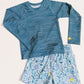 Boys Swim Short - Blue Coral Reef